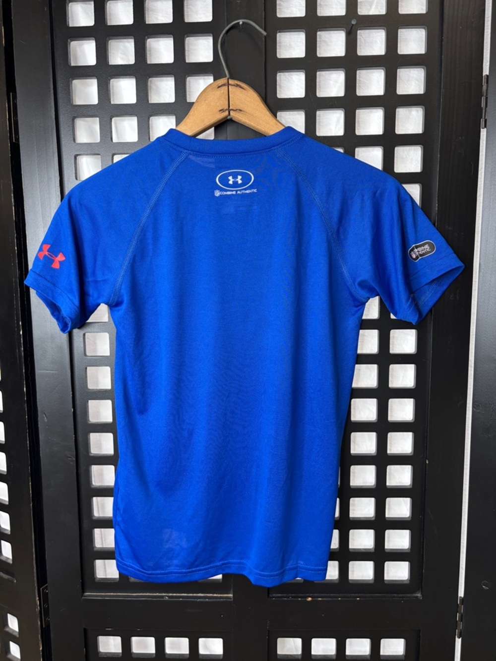 đź’™ Under Armour Buffalo Bills Youth Small Tee Blue NWT Combine Authentic đź’™ - Picture 6 of 16